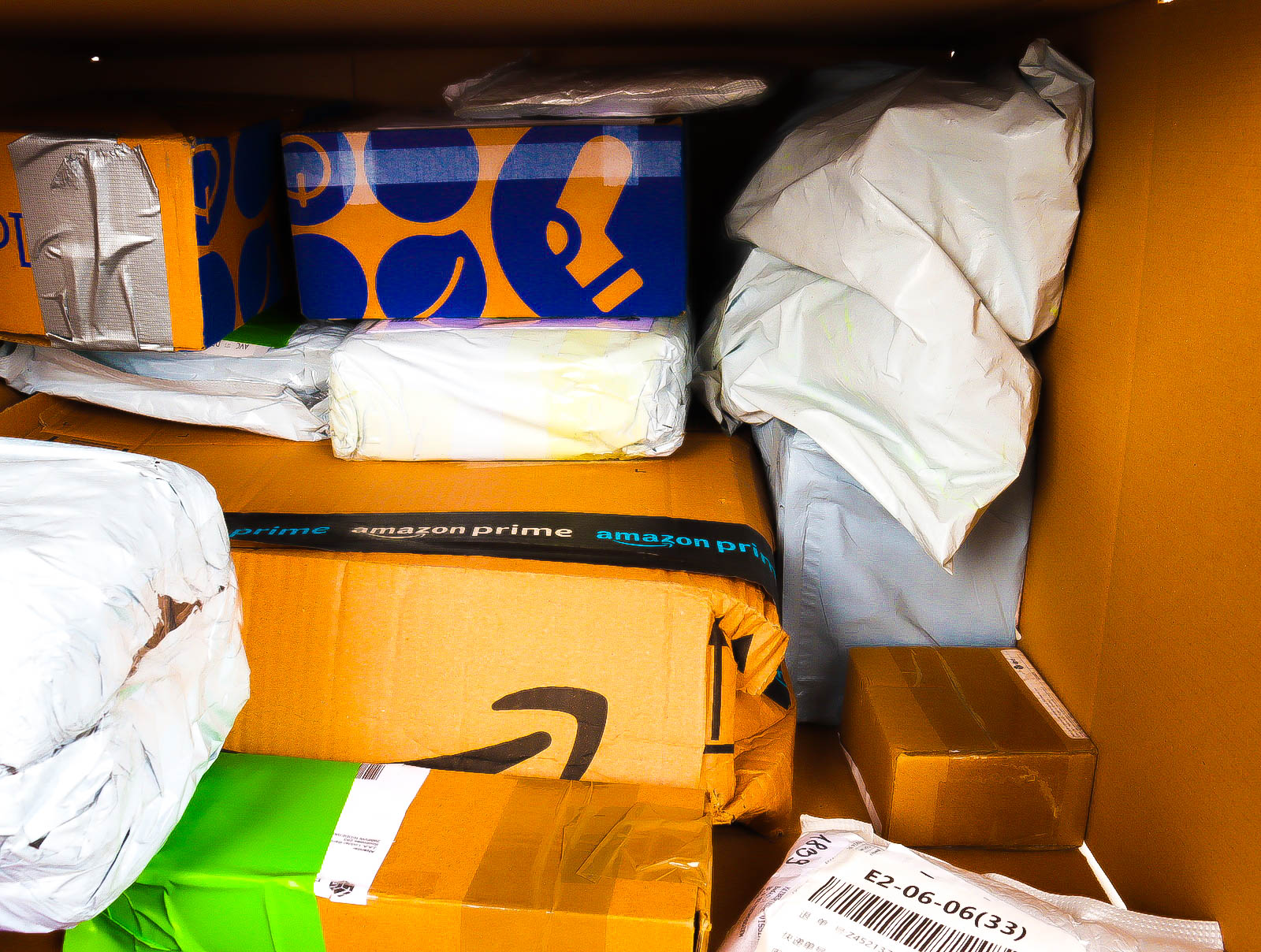 XL Doos met Verloren & Retour Postpakketten