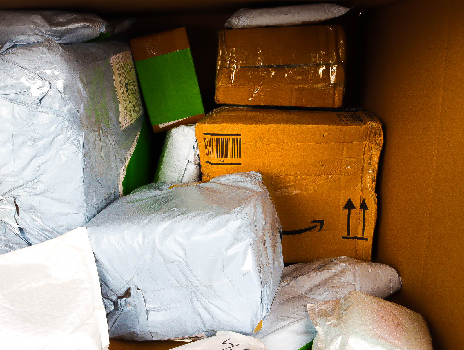 XL Doos met Verloren & Retour Postpakketten