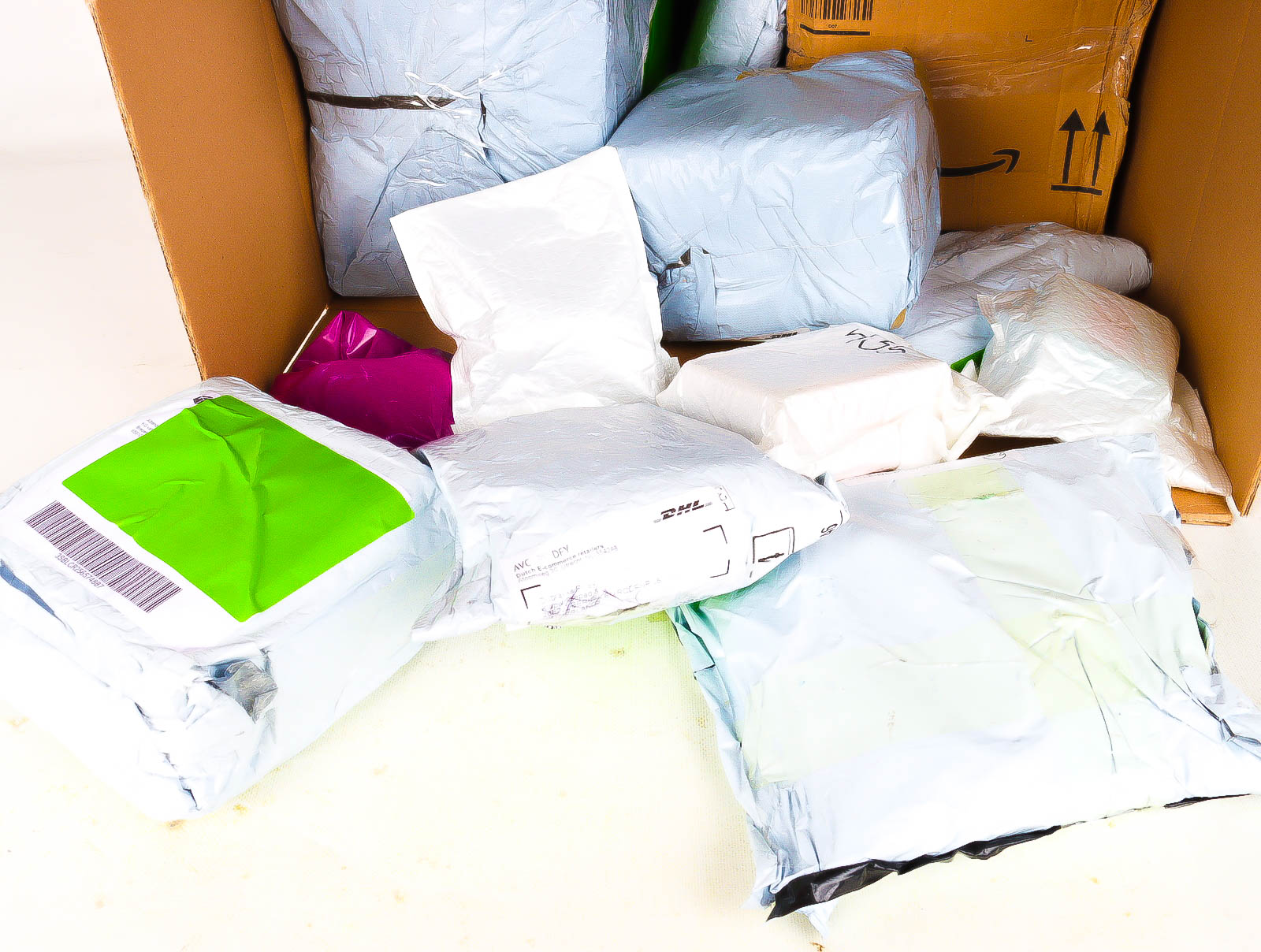 XL Doos met Verloren & Retour Postpakketten