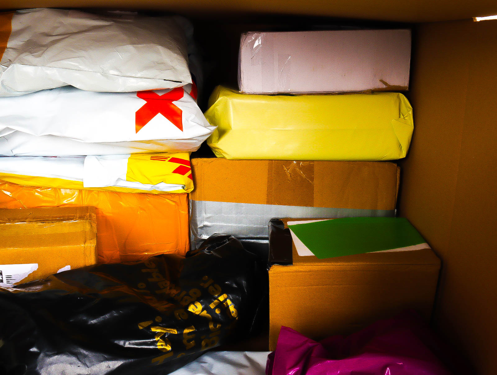 XL Doos met Verloren & Retour Postpakketten