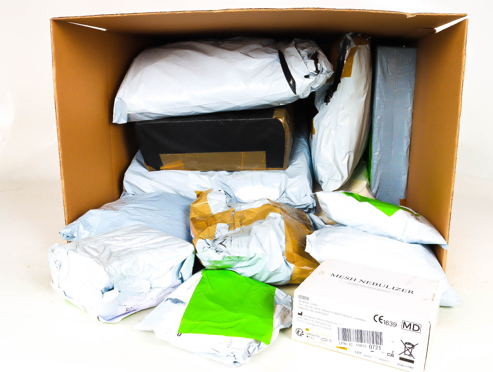 XL Doos met Verloren & Retour Postpakketten