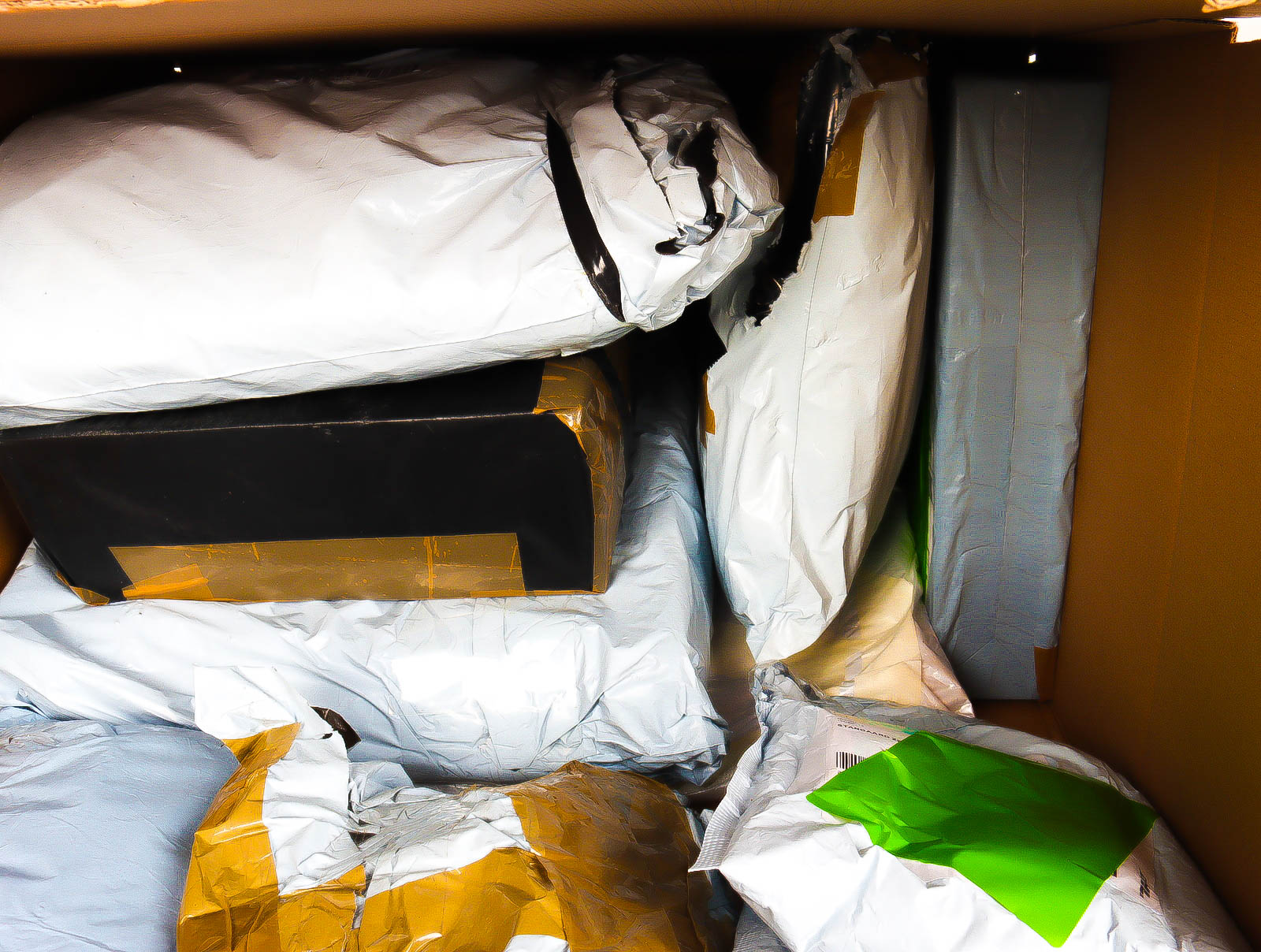 XL Doos met Verloren & Retour Postpakketten