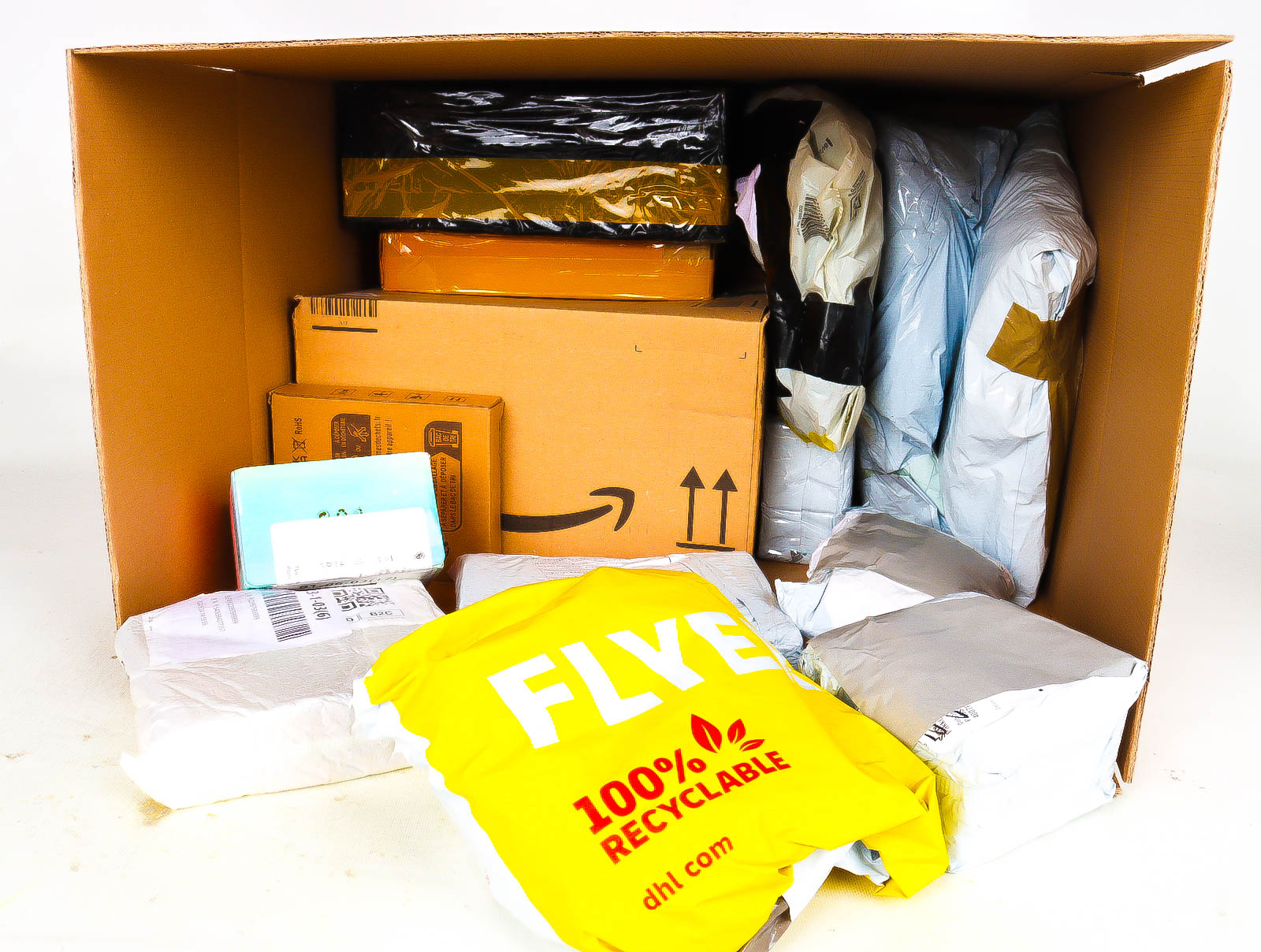 XL Doos met Verloren & Retour Postpakketten