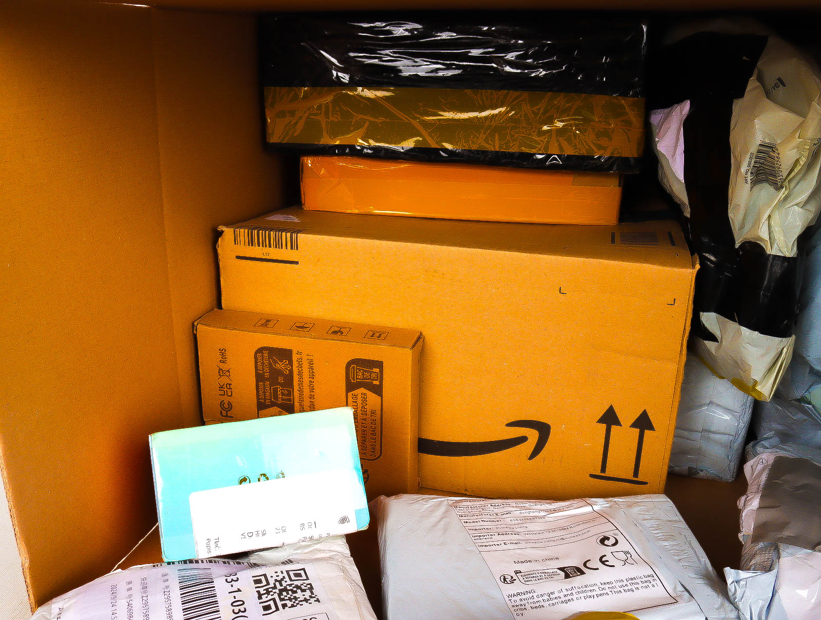 XL Doos met Verloren & Retour Postpakketten