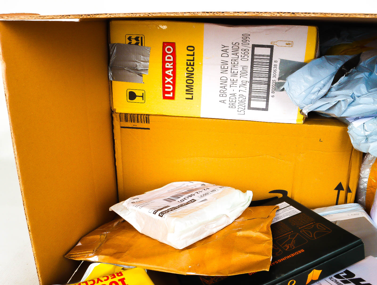 XL Doos met Verloren & Retour Postpakketten