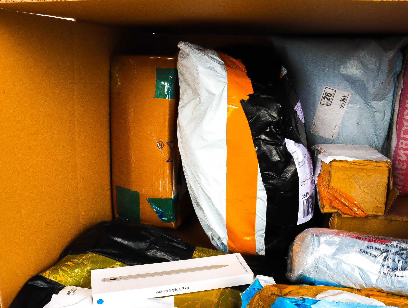 XL Doos met Verloren & Retour Postpakketten