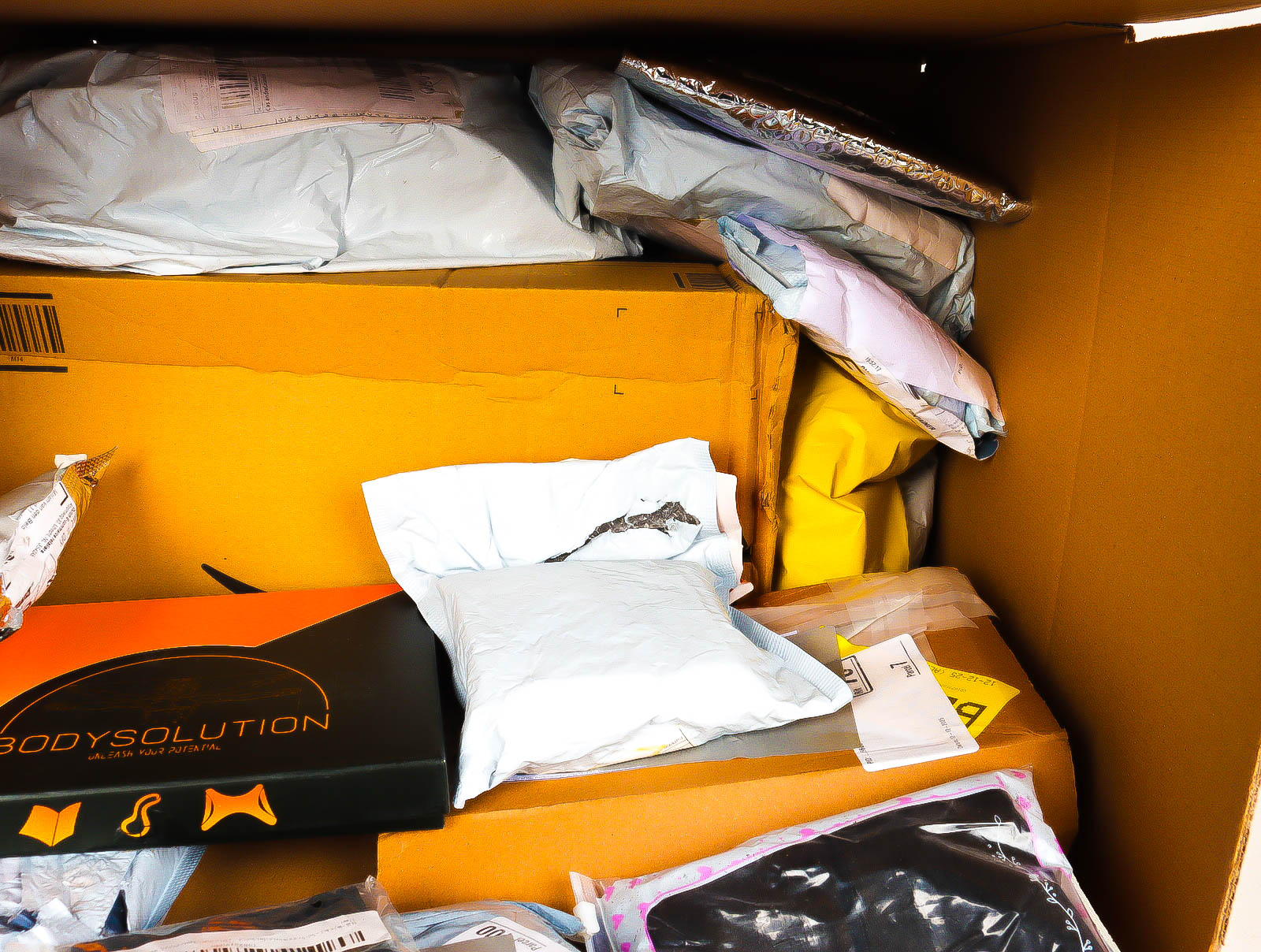 XL Doos met Verloren & Retour Postpakketten