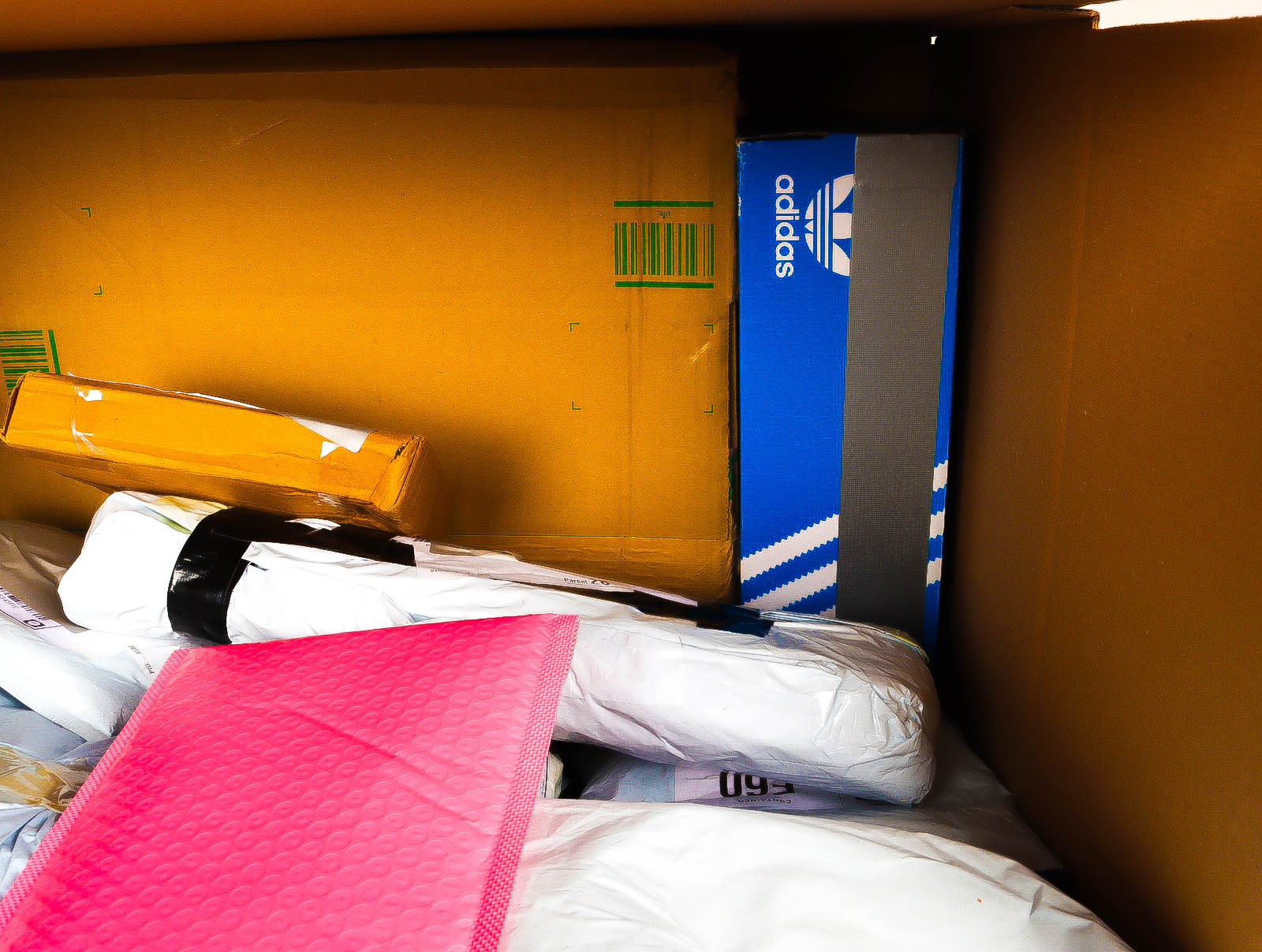 XL Doos met Verloren & Retour Postpakketten