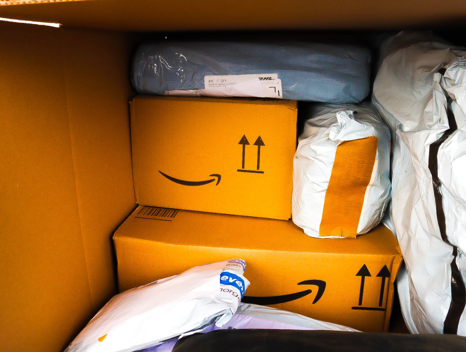 XL Doos met Verloren & Retour Postpakketten