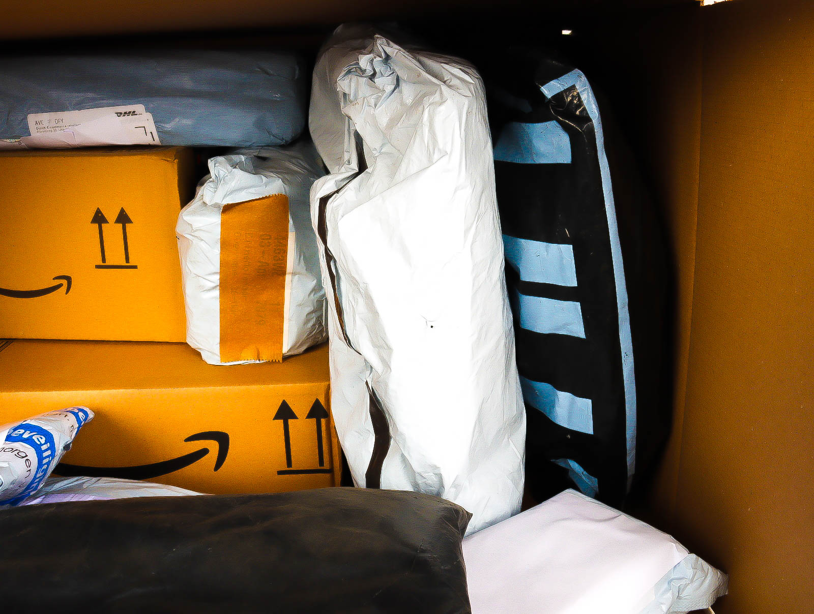 XL Doos met Verloren & Retour Postpakketten