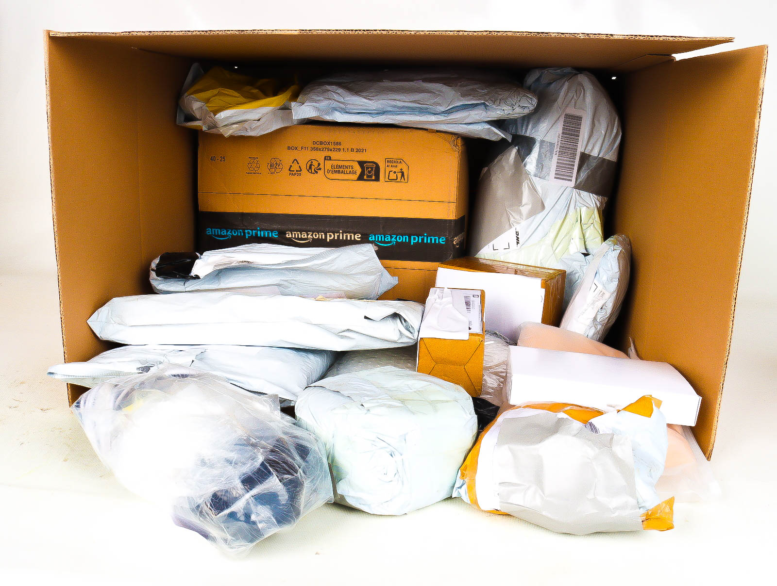 XL Doos met Verloren & Retour Postpakketten