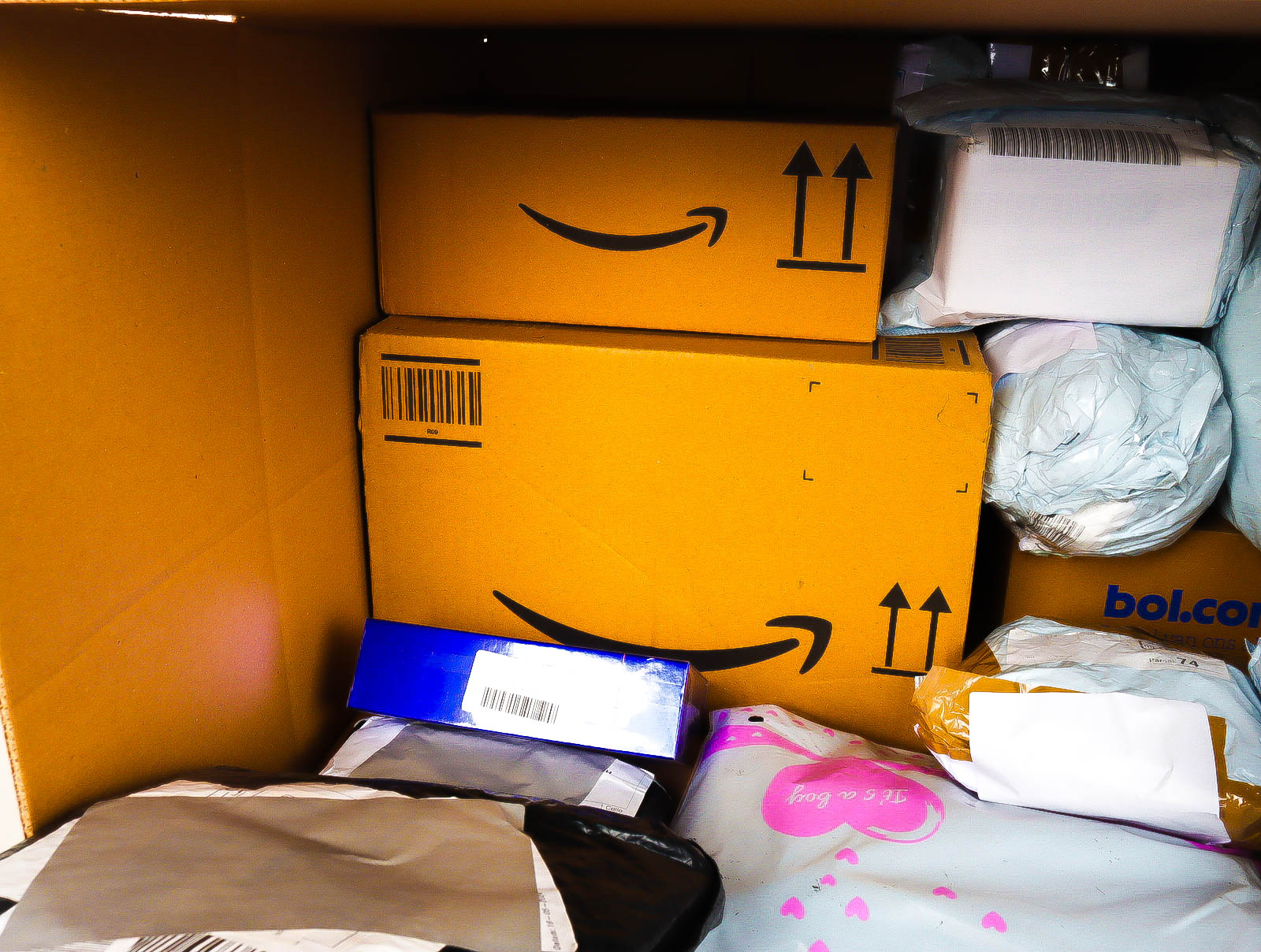 XL Doos met Verloren & Retour Postpakketten