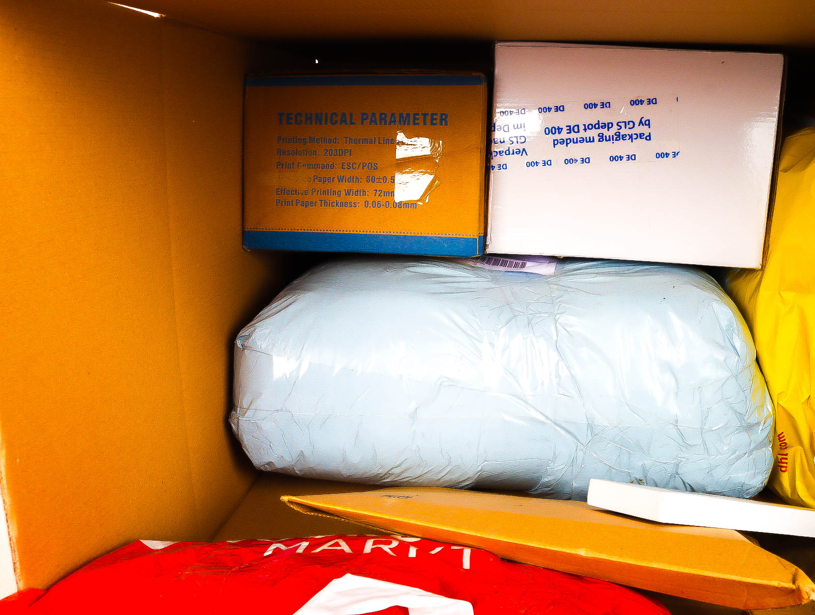 XL Doos met Verloren & Retour Postpakketten