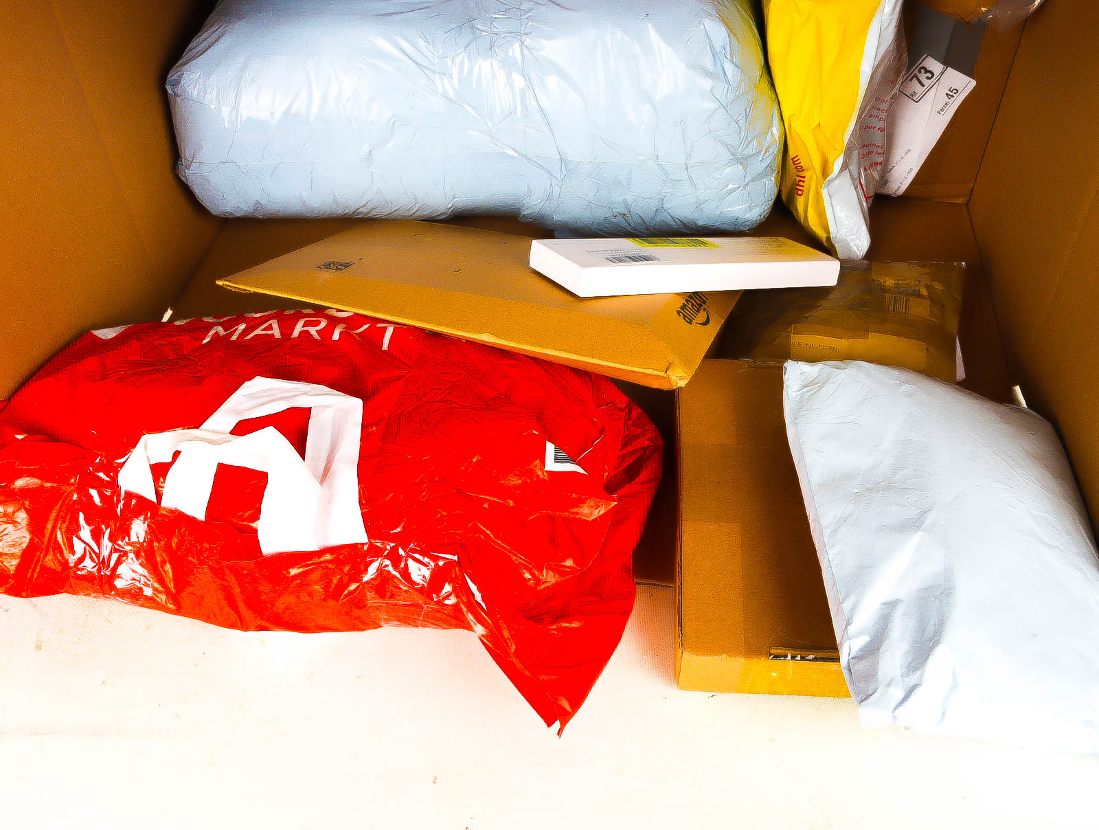 XL Doos met Verloren & Retour Postpakketten