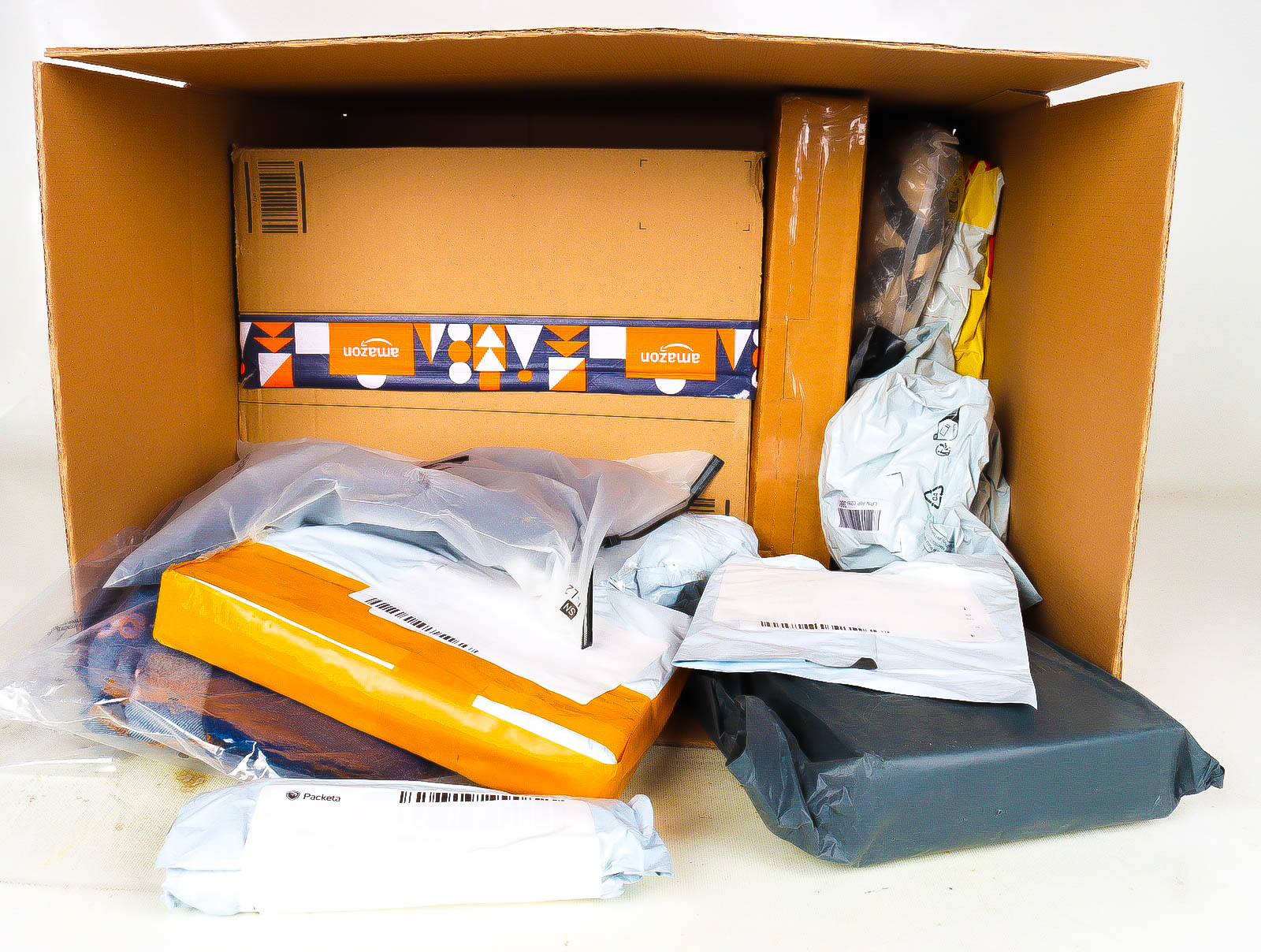 XL Doos met Verloren & Retour Postpakketten