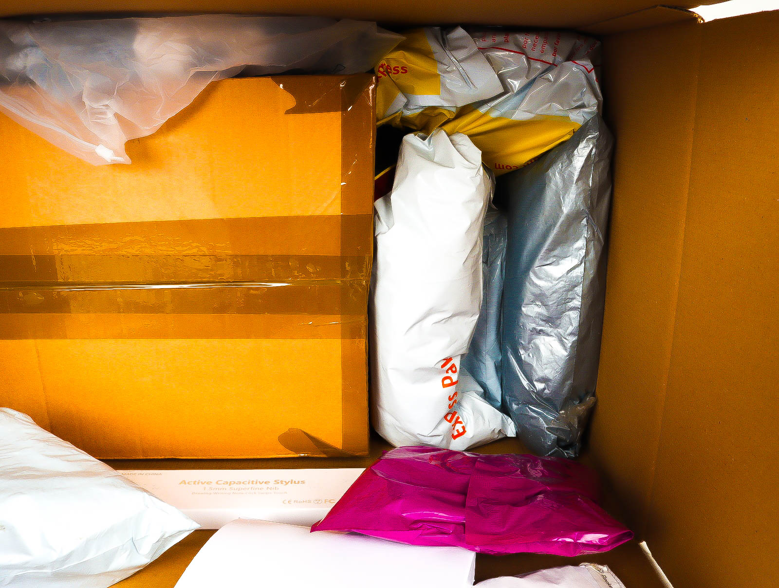 XL Doos met Verloren & Retour Postpakketten