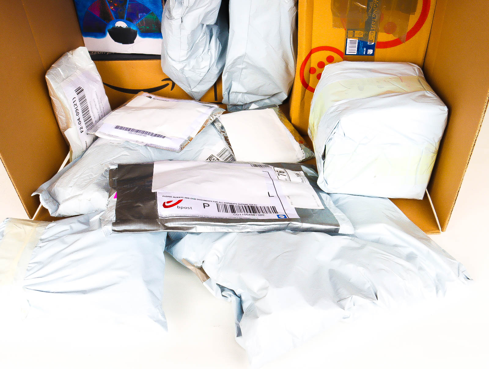 XL Doos met Verloren & Retour Postpakketten