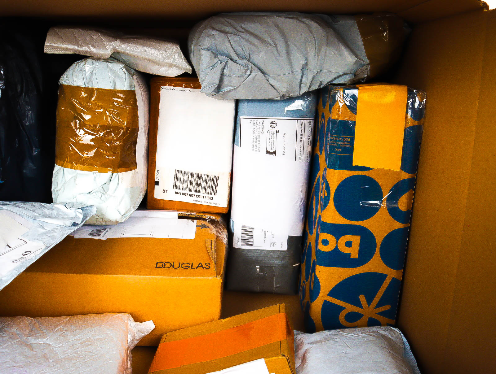 XL Doos met Verloren & Retour Postpakketten