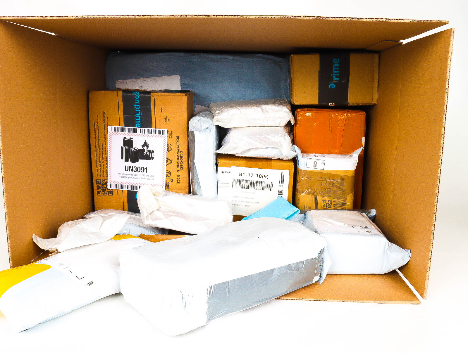 XL Doos met Verloren & Retour Postpakketten