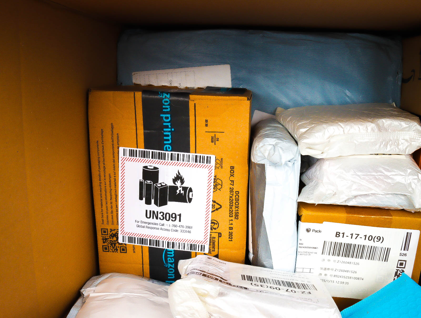 XL Doos met Verloren & Retour Postpakketten