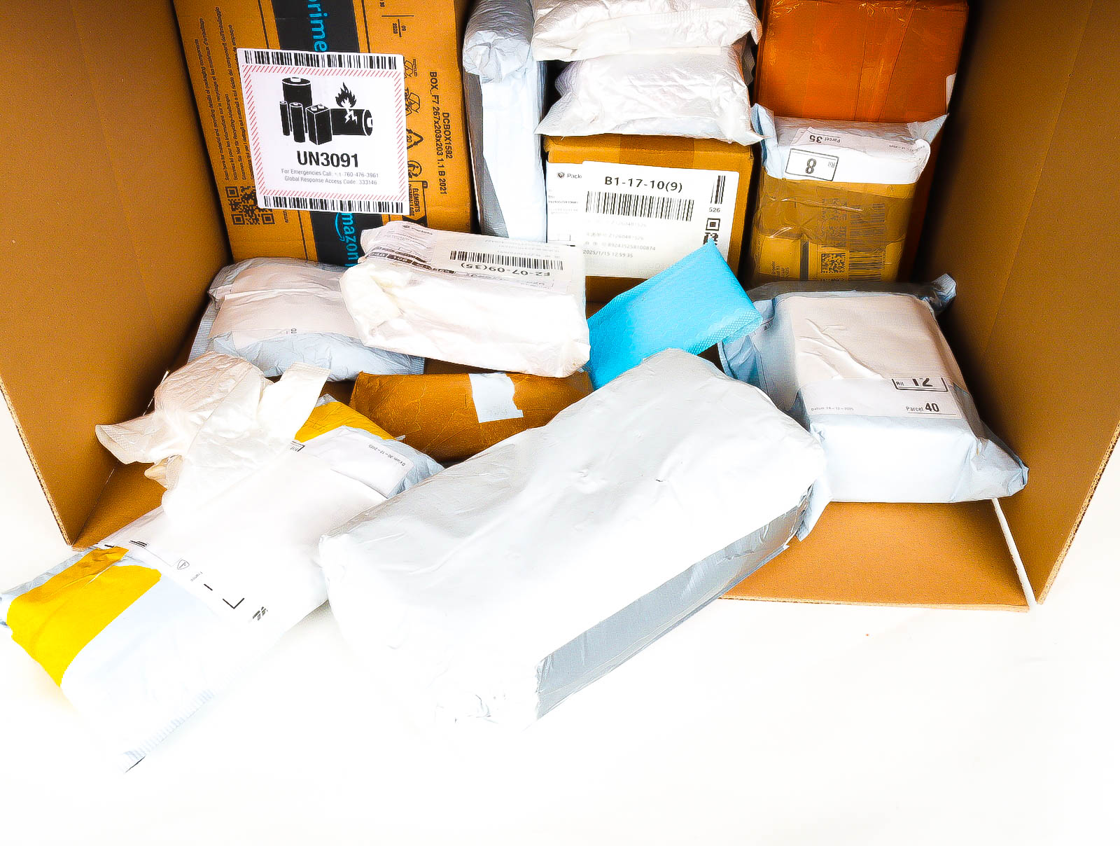 XL Doos met Verloren & Retour Postpakketten