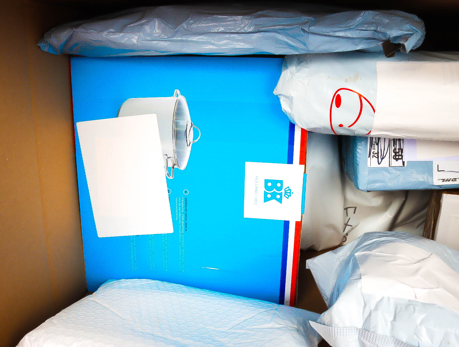 XL Doos met Verloren & Retour Postpakketten