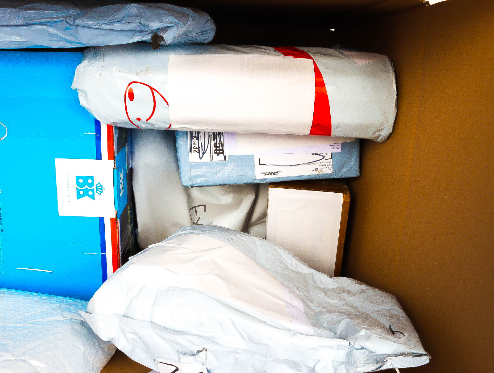 XL Doos met Verloren & Retour Postpakketten