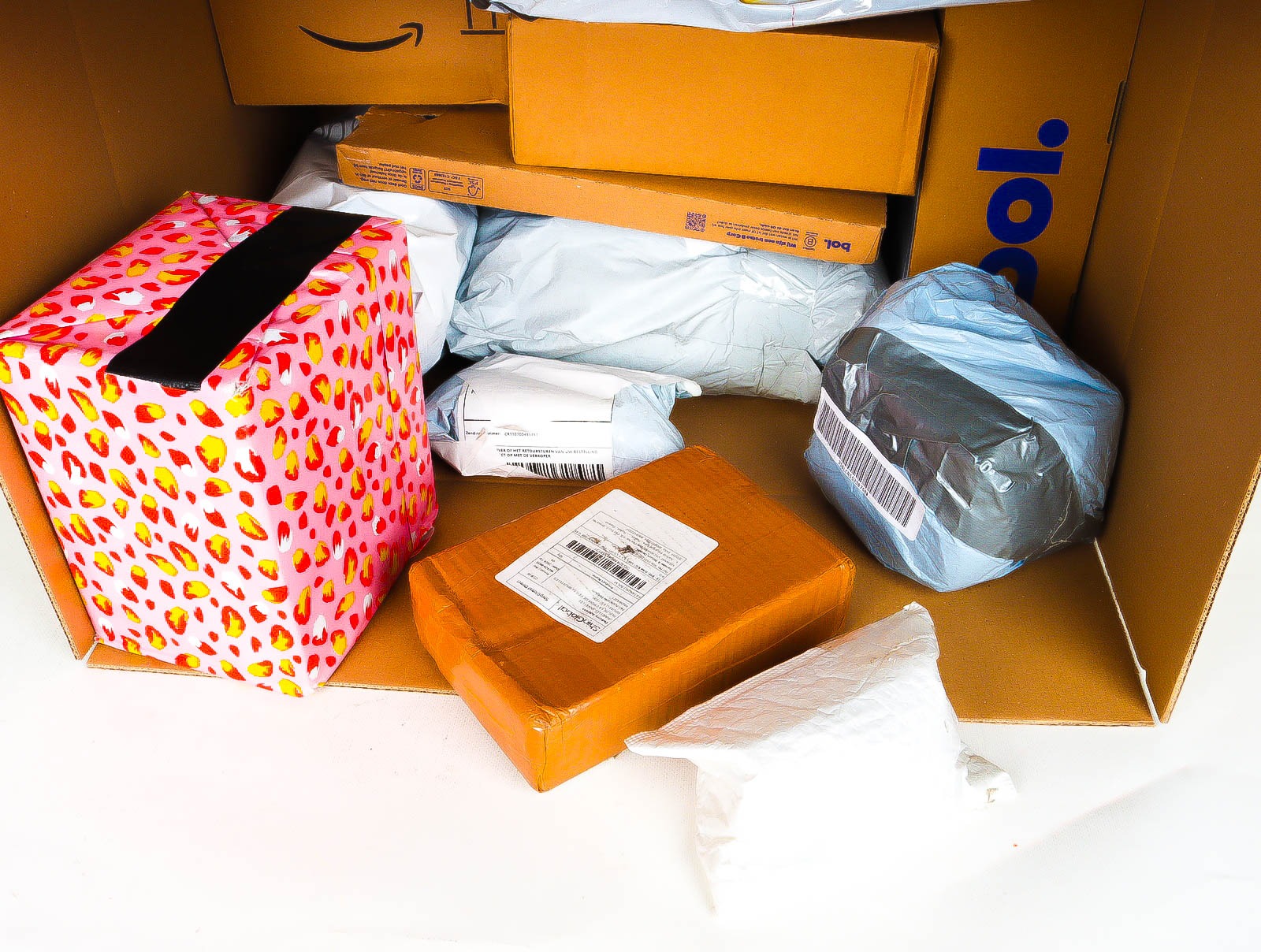 XL Doos met Verloren & Retour Postpakketten