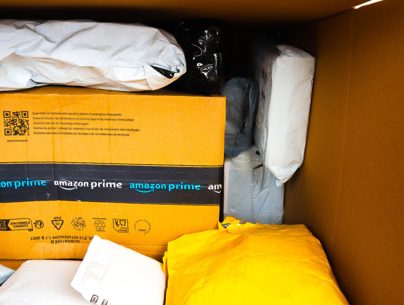 XL Doos met Verloren & Retour Postpakketten