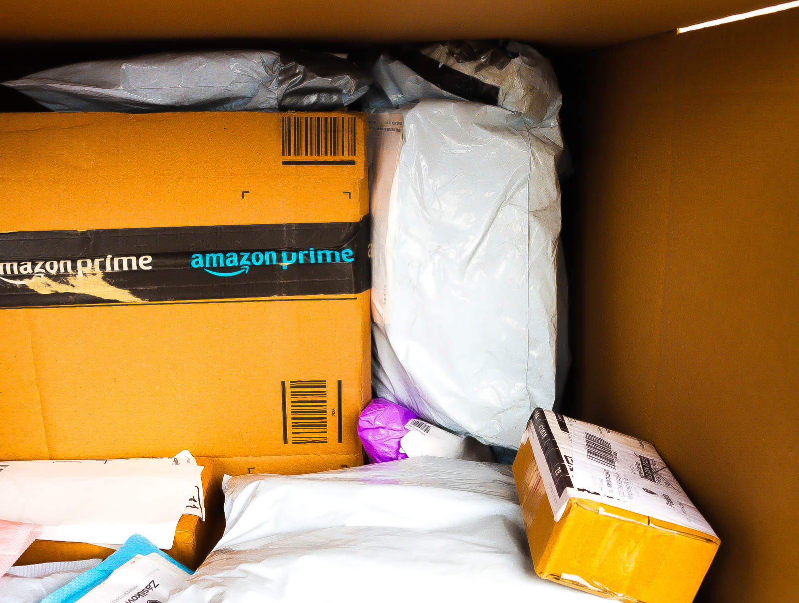 XL Doos met Verloren & Retour Postpakketten