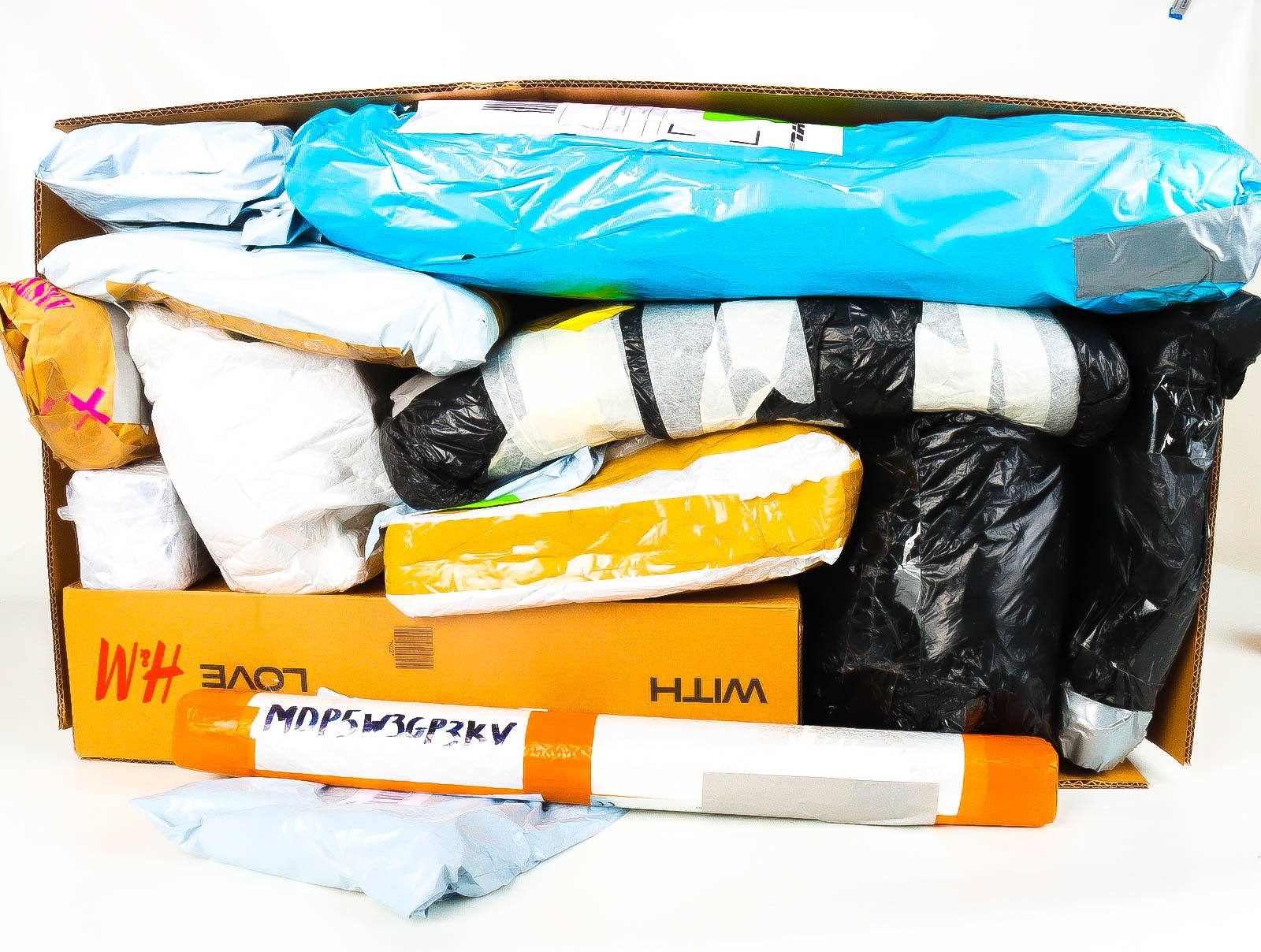 XXL Doos met Verloren & Retour Postpakketten