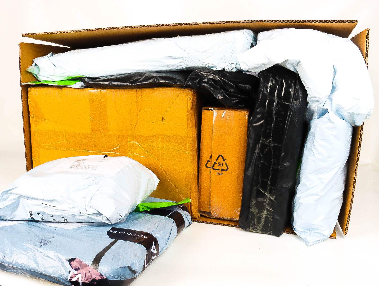 XXL Doos met Verloren & Retour Postpakketten