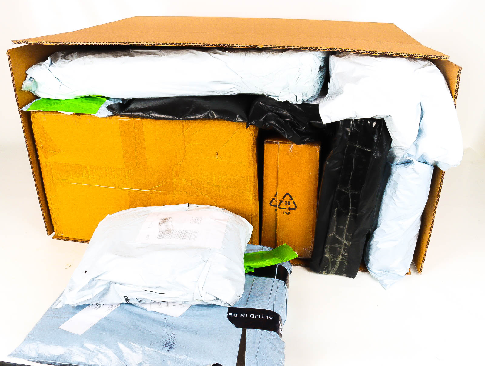 XXL Doos met Verloren & Retour Postpakketten