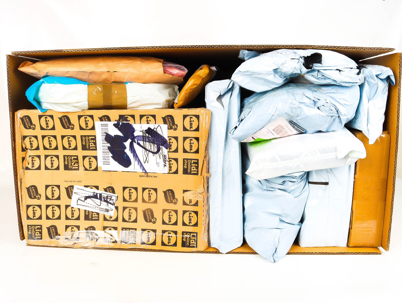 XXL Doos met Verloren & Retour Postpakketten