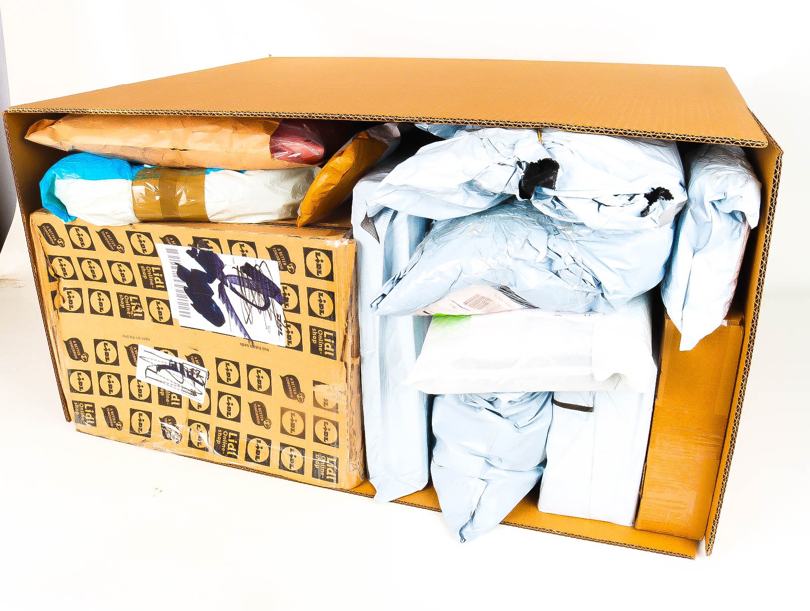 XXL Doos met Verloren & Retour Postpakketten