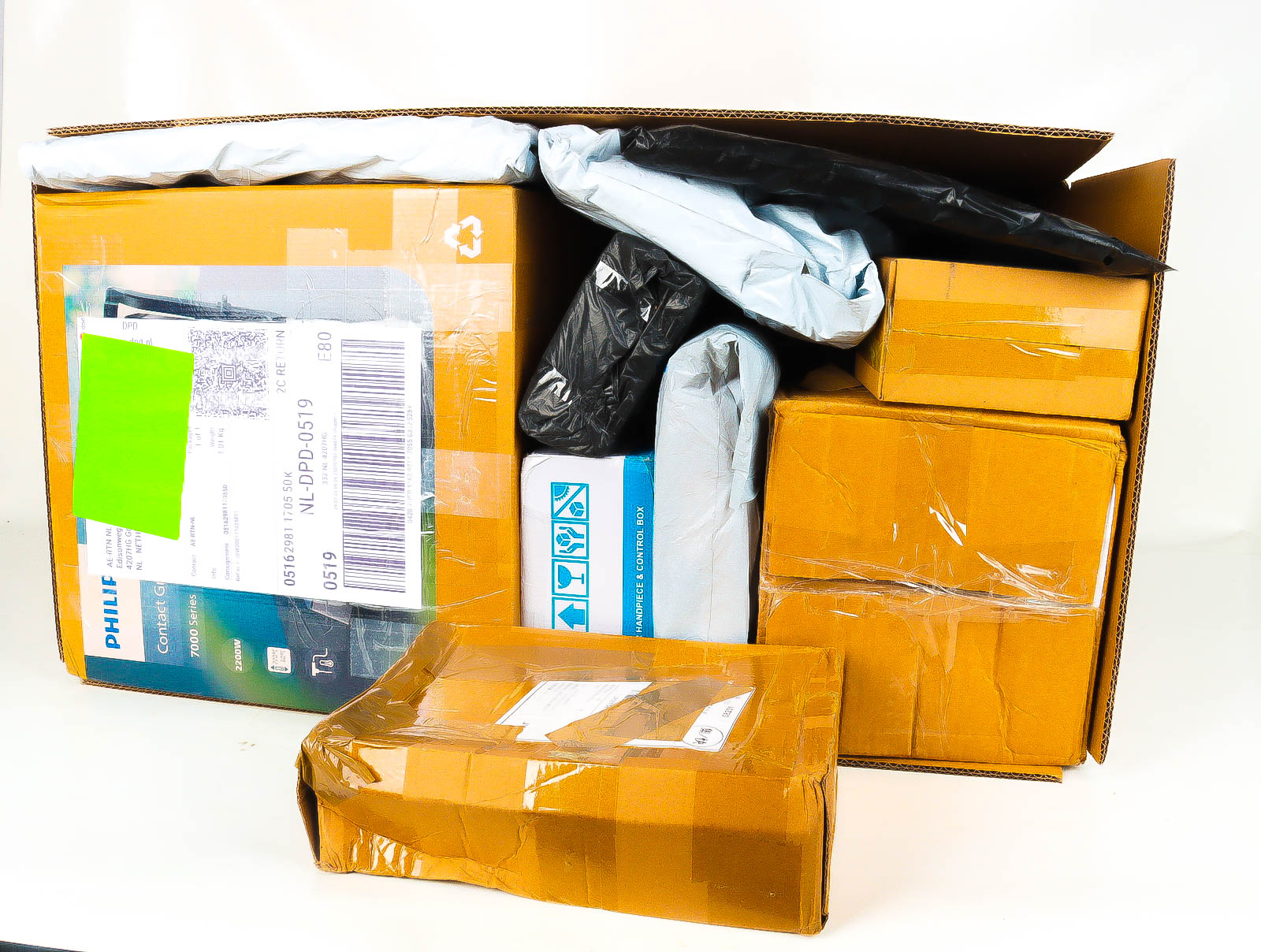 XXL Doos met Verloren & Retour Postpakketten