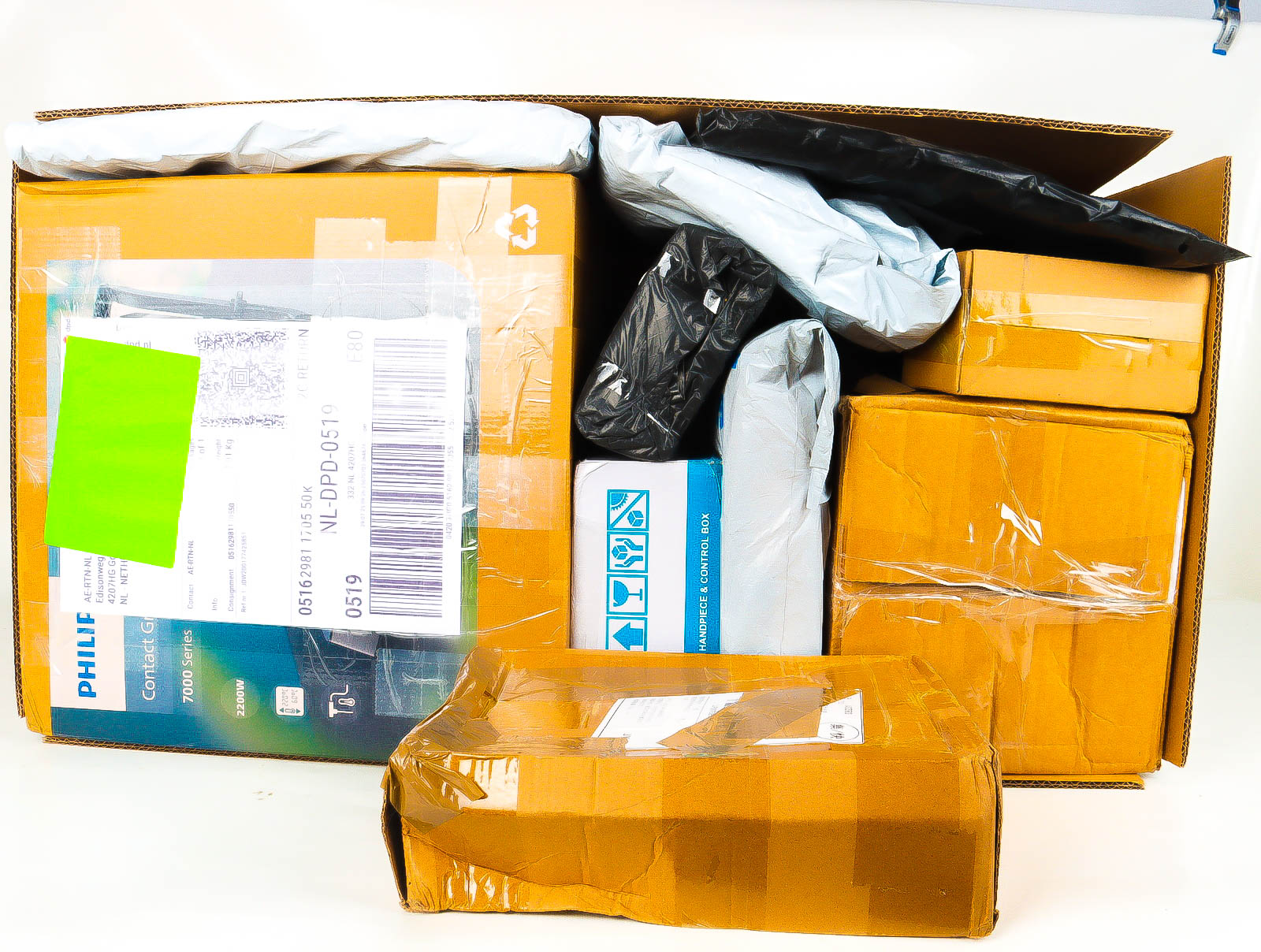 XXL Doos met Verloren & Retour Postpakketten