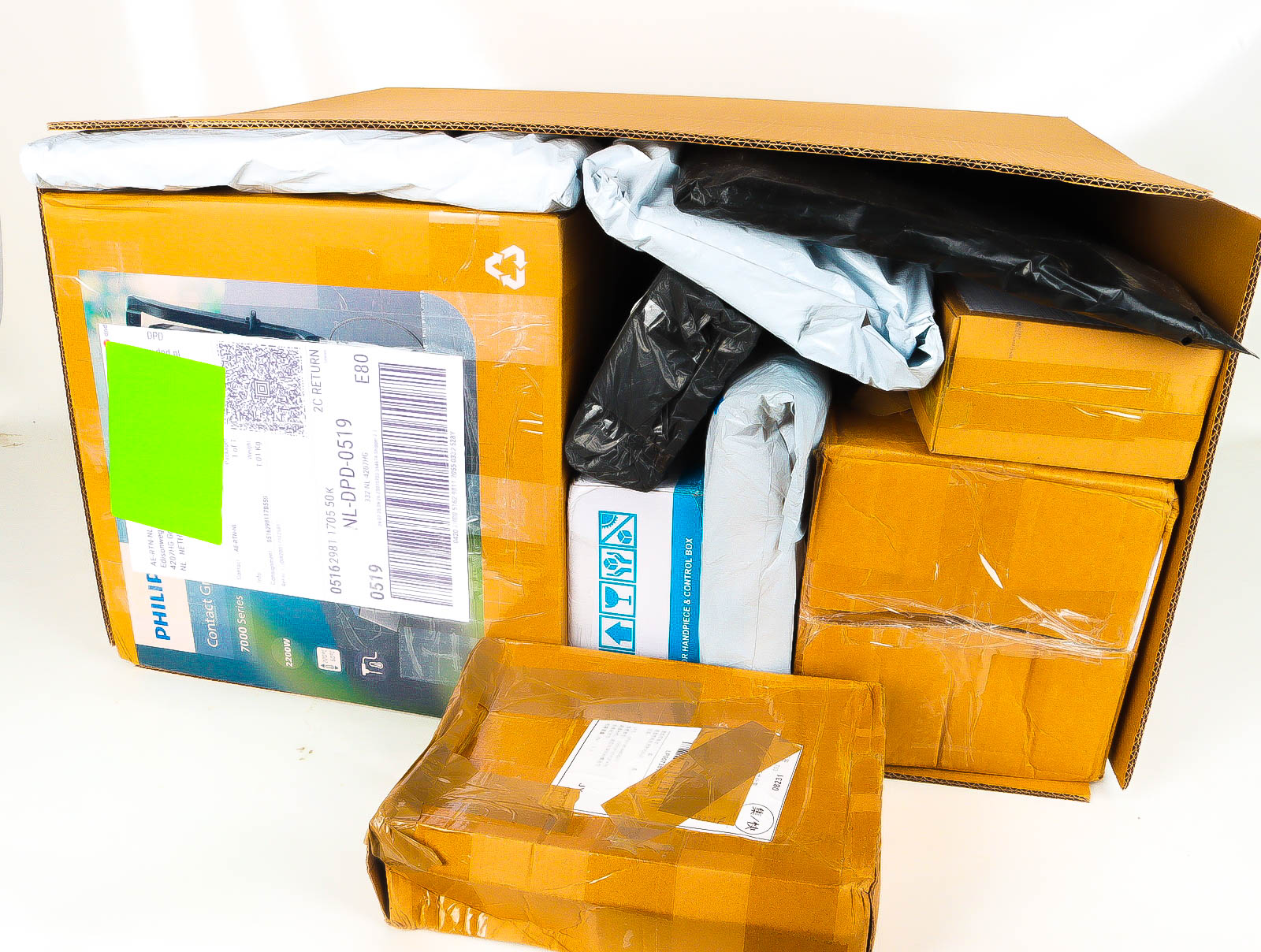 XXL Doos met Verloren & Retour Postpakketten