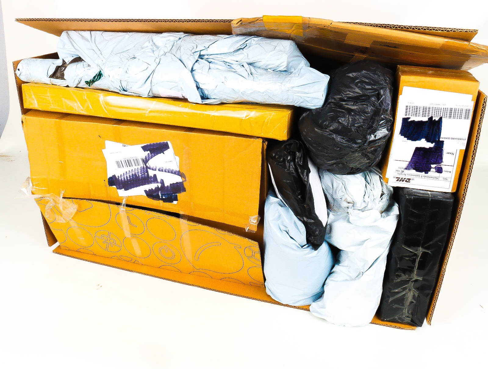 XXL Doos met Verloren & Retour Postpakketten