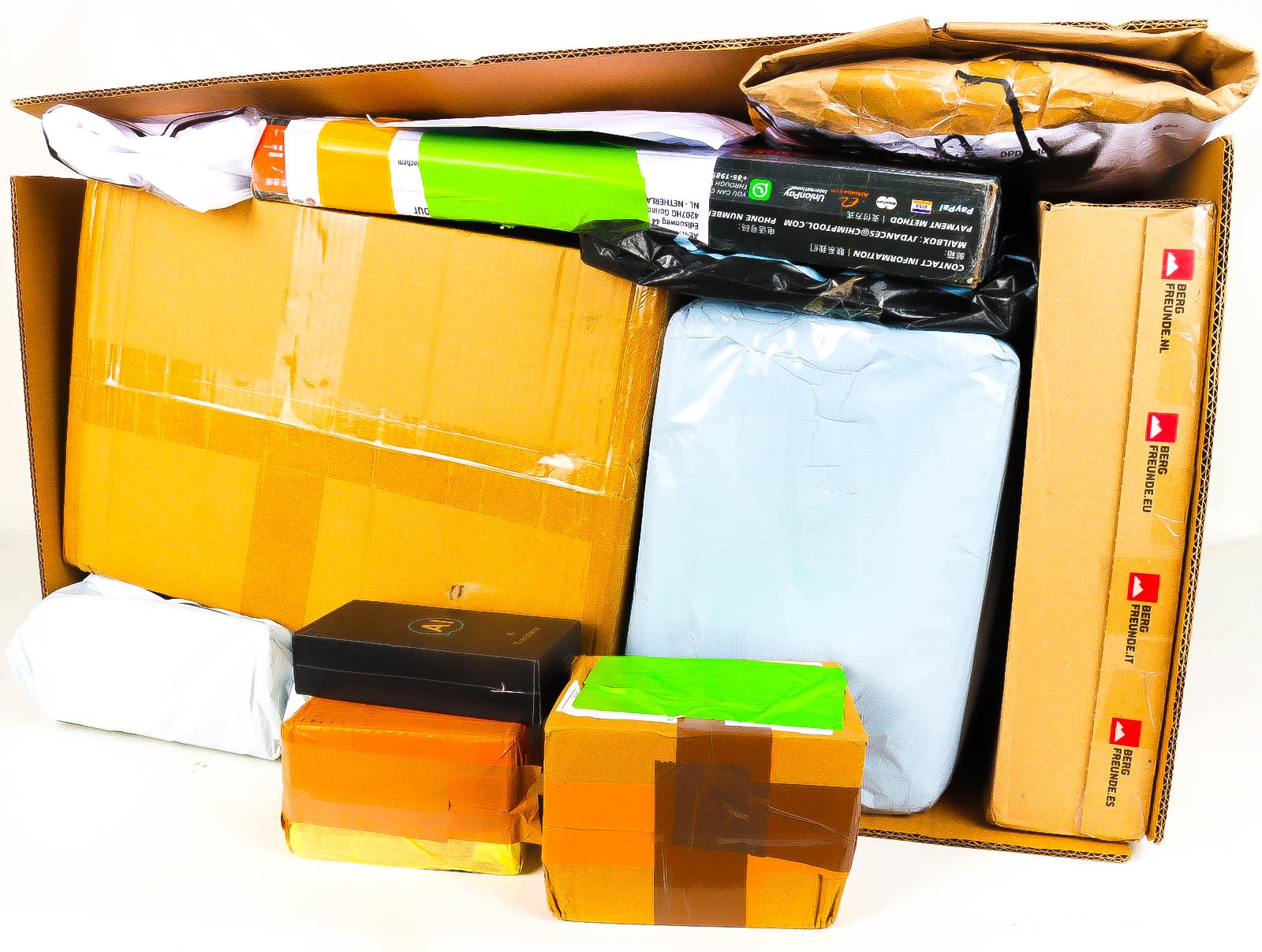 XXL Doos met Verloren & Retour Postpakketten