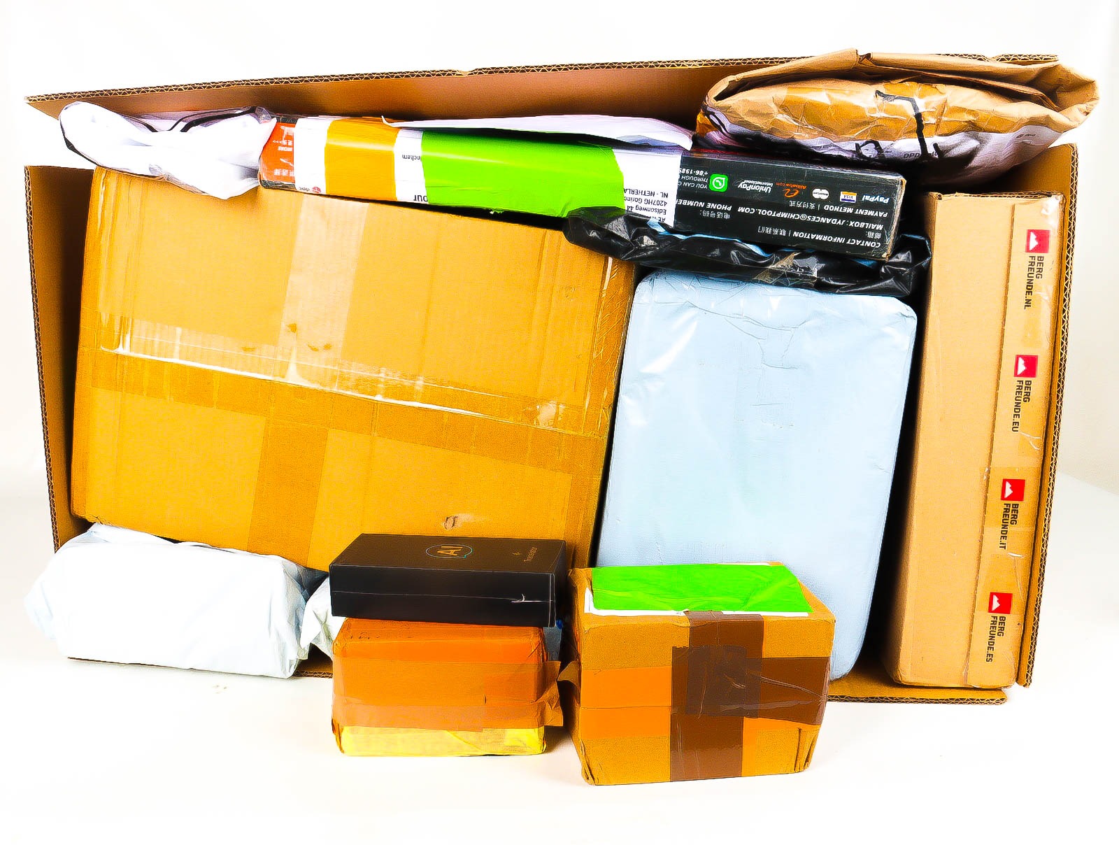 XXL Doos met Verloren & Retour Postpakketten