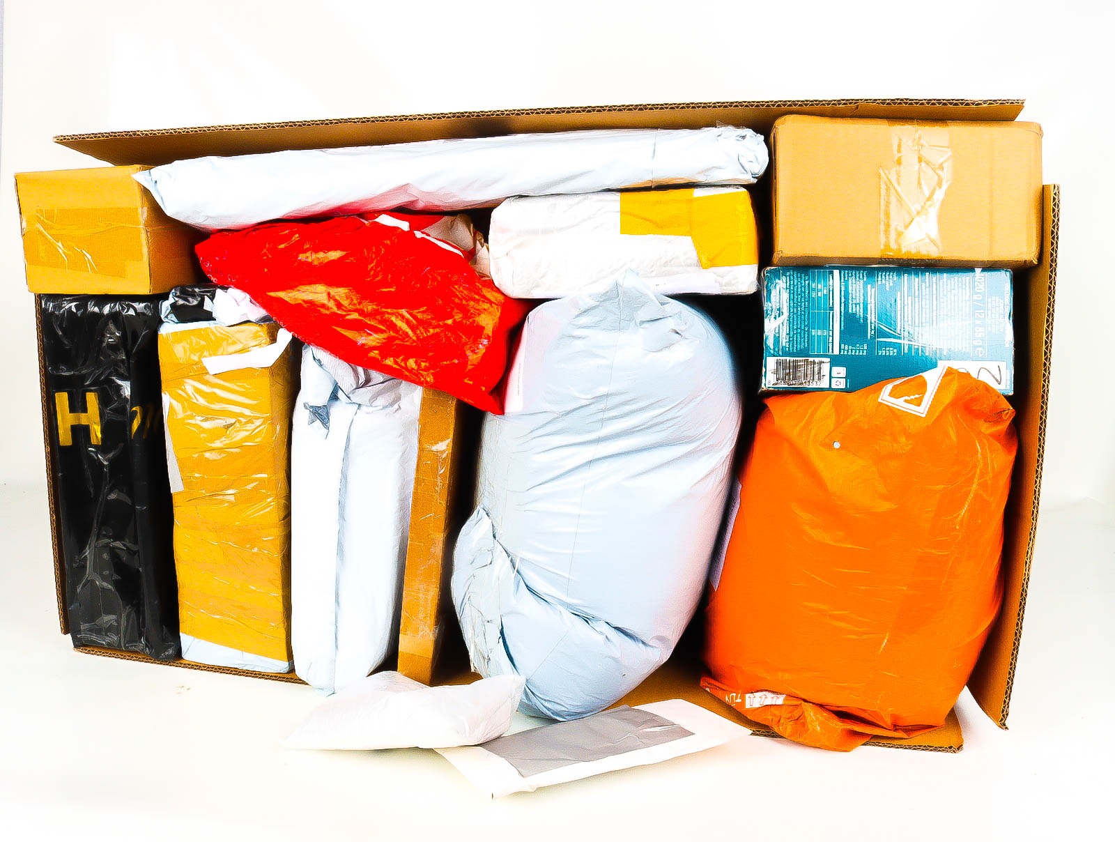 XXL Doos met Verloren & Retour Postpakketten