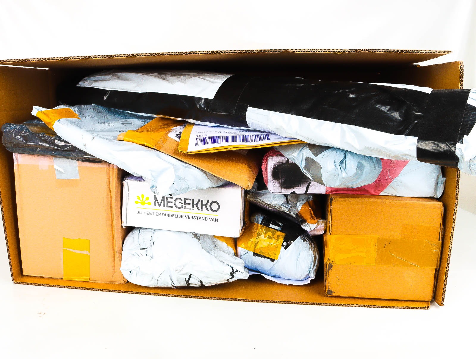 XXL Doos met Verloren & Retour Postpakketten