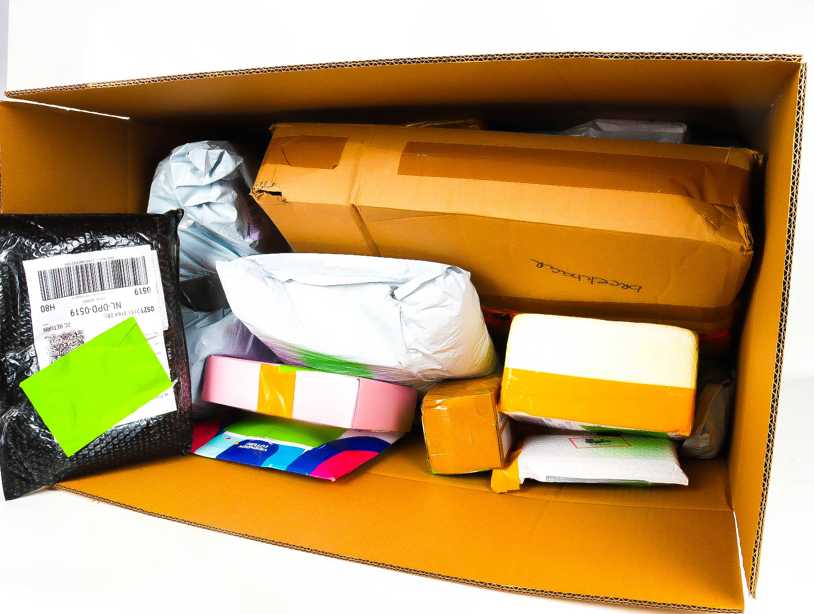 XXL Doos met Verloren & Retour Postpakketten