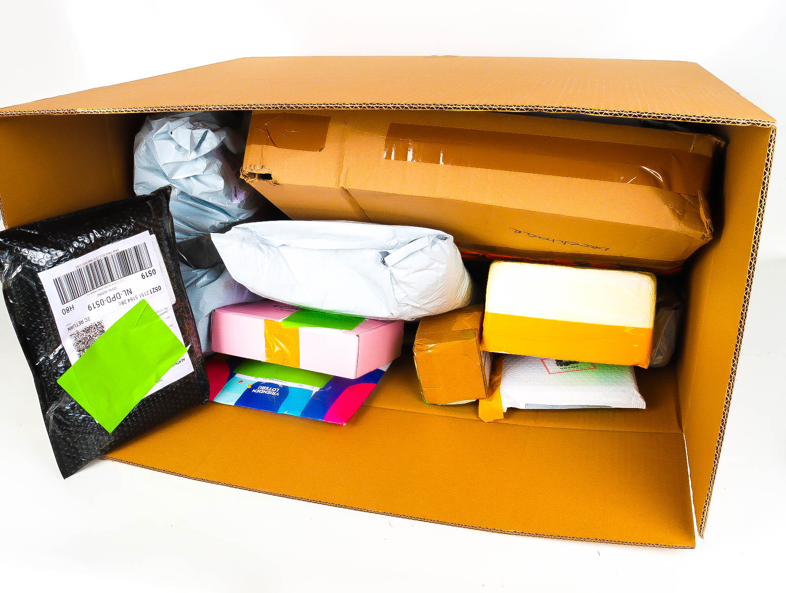 XXL Doos met Verloren & Retour Postpakketten