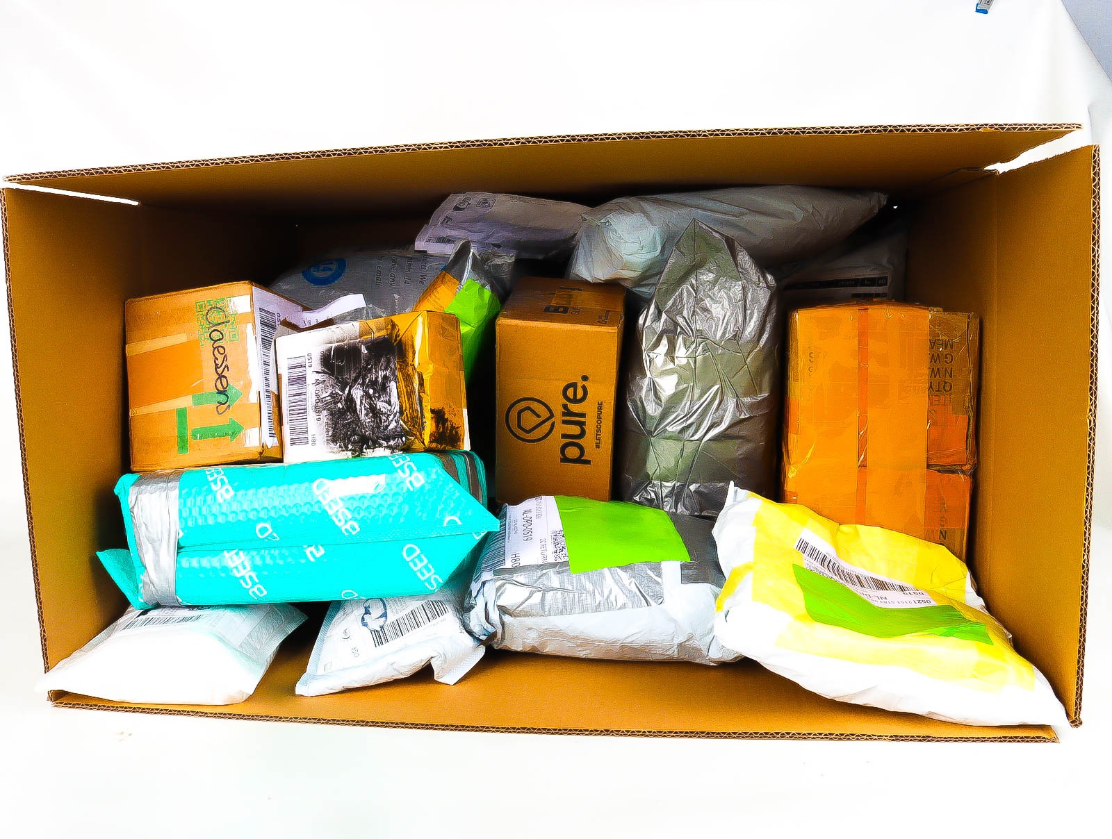 XXL Doos met Verloren & Retour Postpakketten