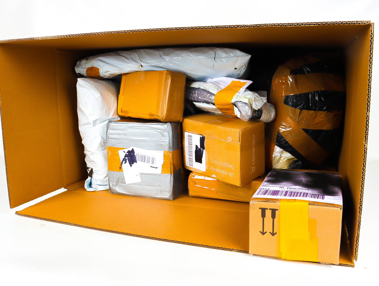 XXL Doos met Verloren & Retour Postpakketten