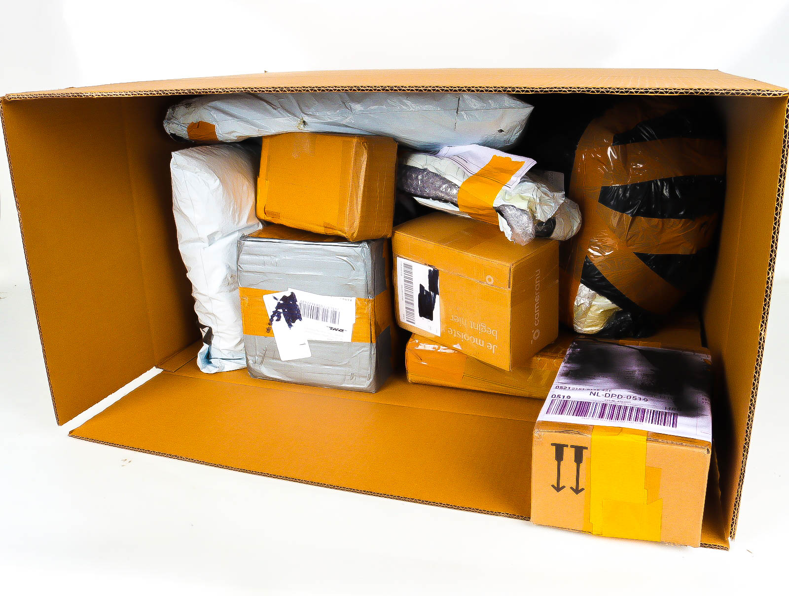 XXL Doos met Verloren & Retour Postpakketten